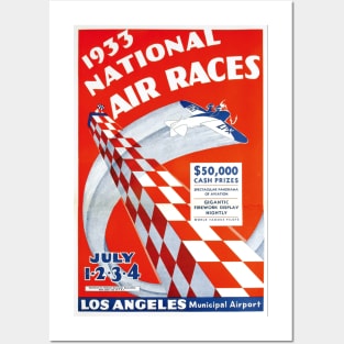 National Air Races, 1933. Vintage Poster Posters and Art